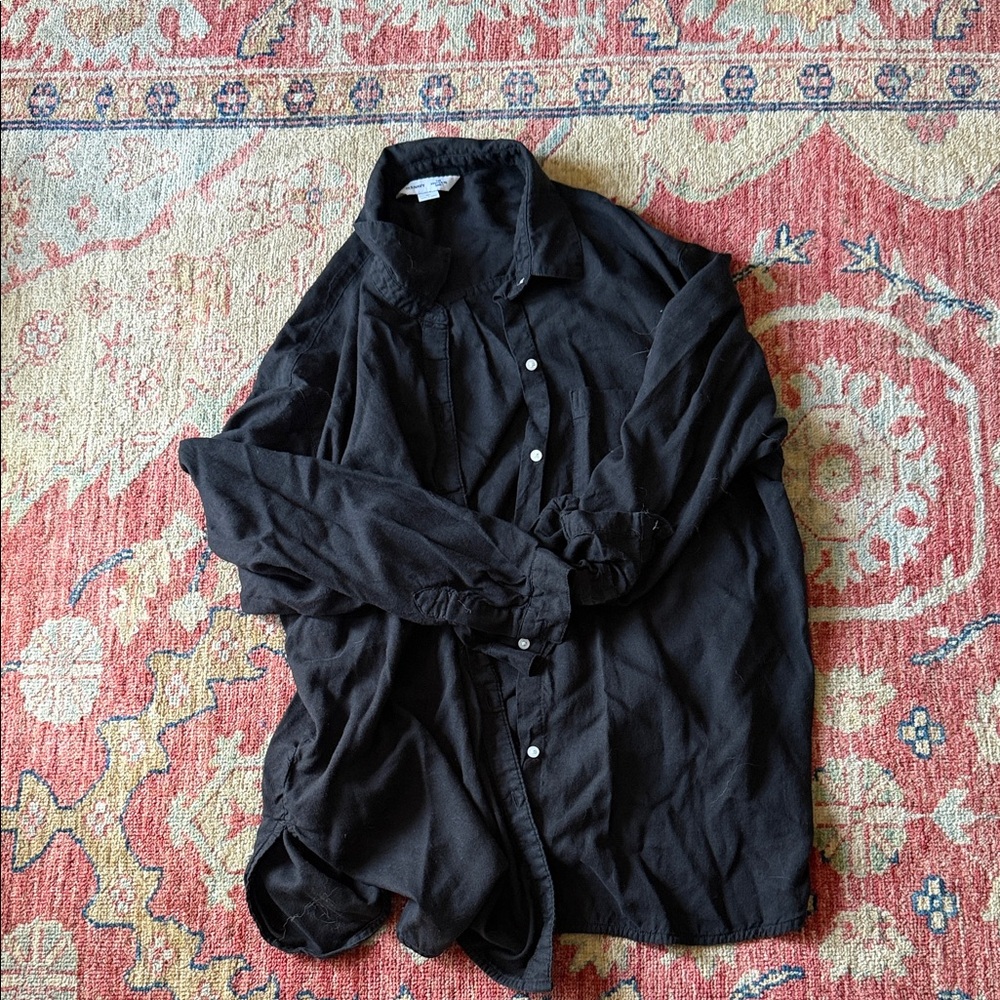 Old Navy Black Button Down Shirt